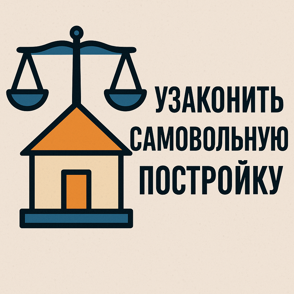Узаконить самовольную постройку