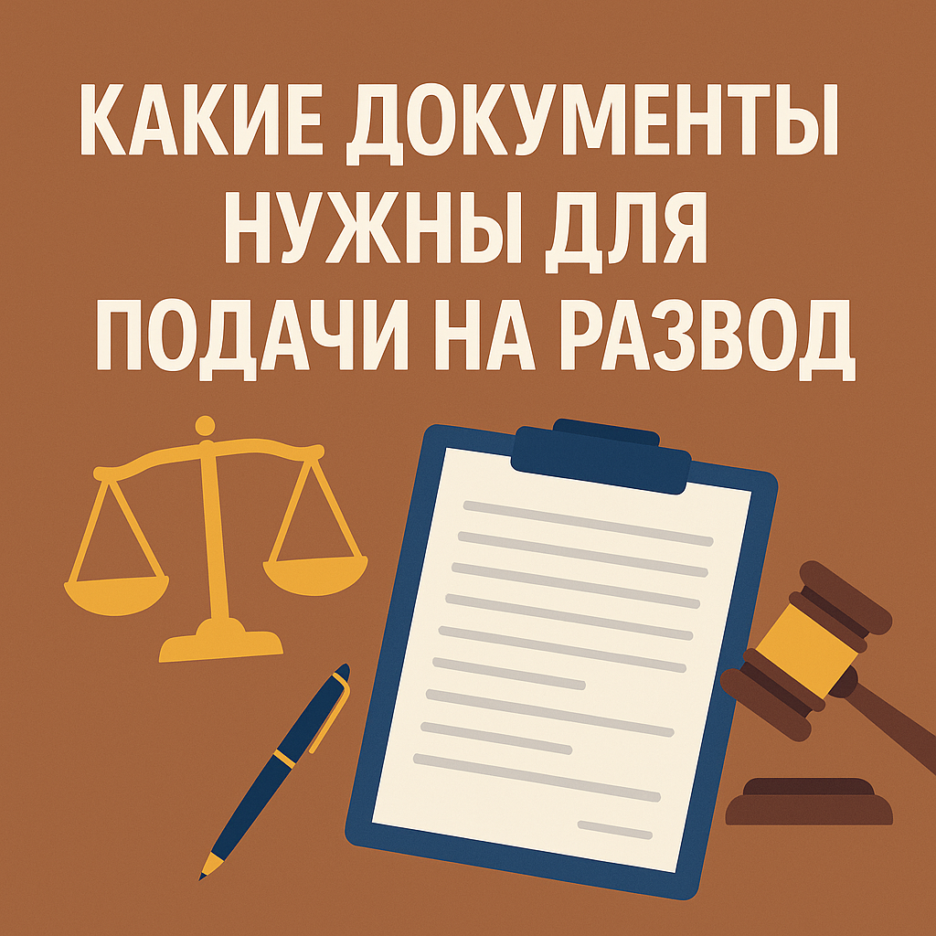 Какие документы нужны для подачи на развод