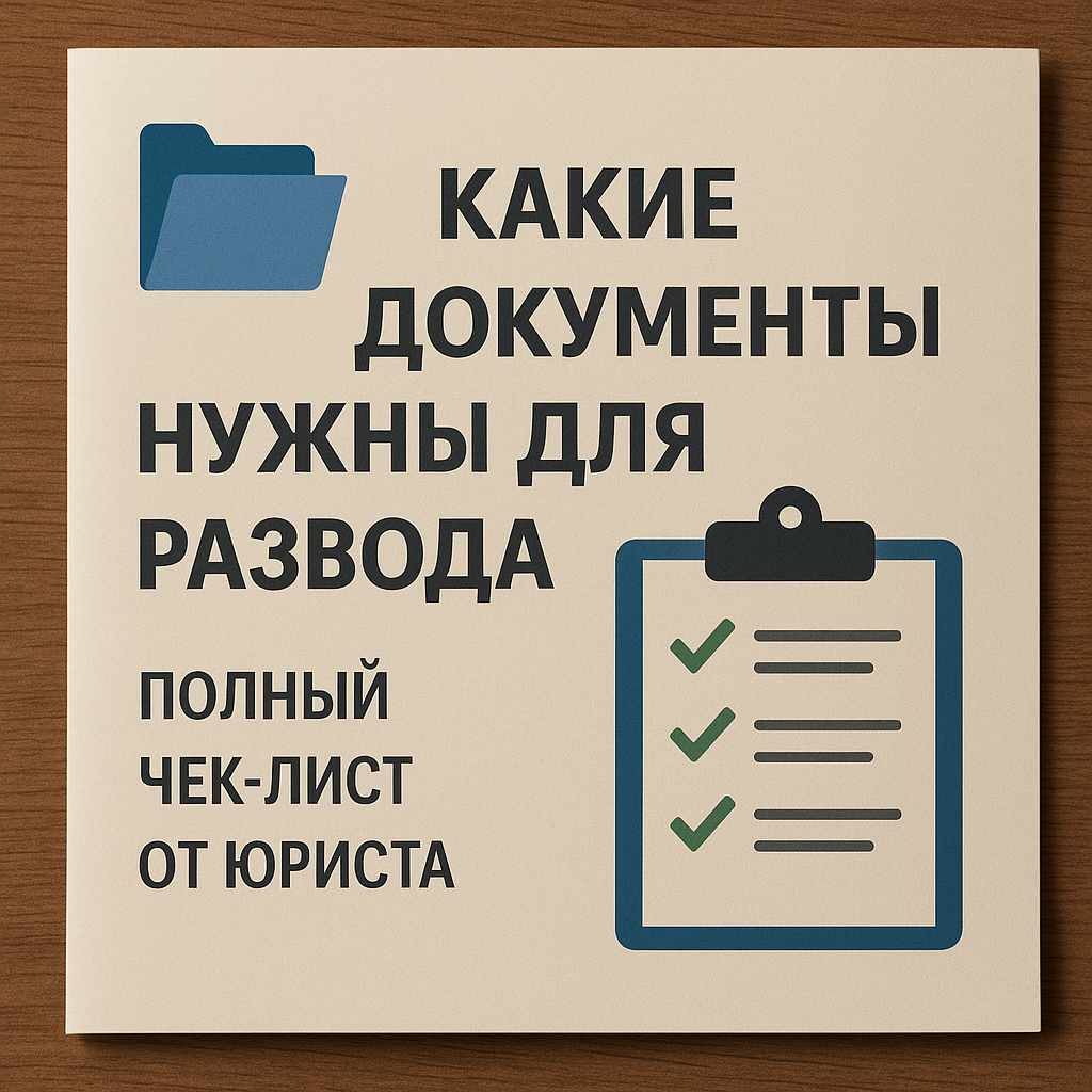 Какие документы нужны для развода